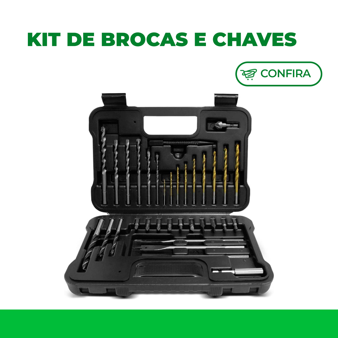 Kit de Brocas e Chaves