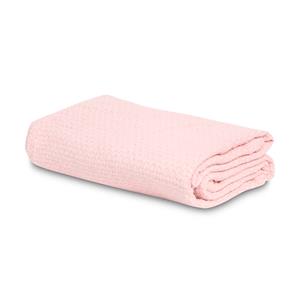 Cobertor Jolitex Premium Ninho 100% Algodão - Rosa