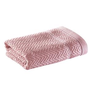 Toalha de Banho Fatex Chevron 99% Algodão - Rosa