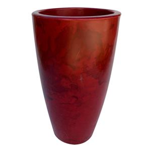 Vaso Minas Pérola Cônico de Polietileno Vermelho - 90x45cm