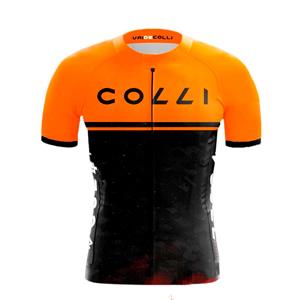 Camiseta para Ciclismo Colli Allure Laranja/Preto - M