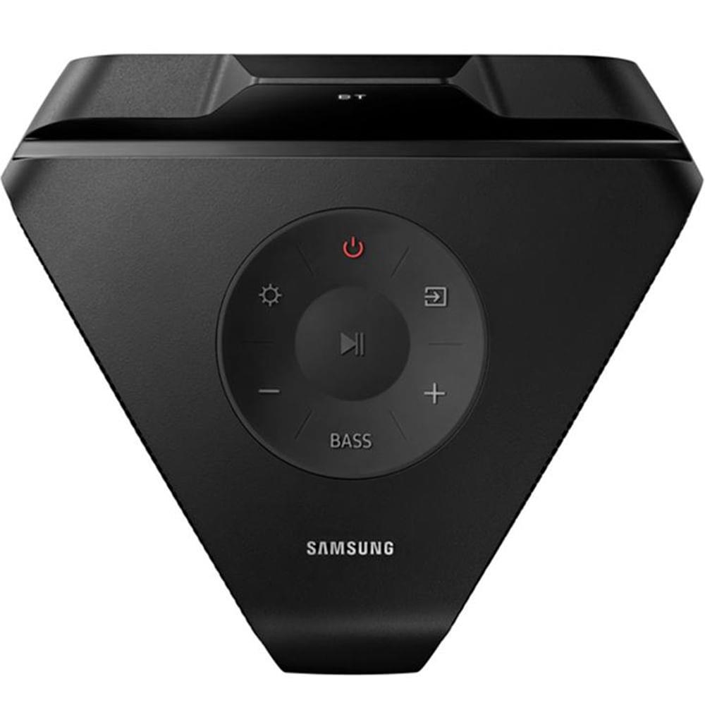 Caixa de Som Bi-Direcional Samsung Sound Tower MX-T55 com LED Bluetooth USB 500W Preta - Bivolt