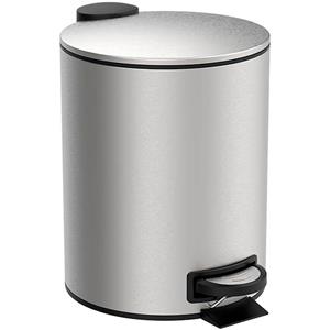 Lixeira Brinox Spin em Aço Inox com Pedal 12L