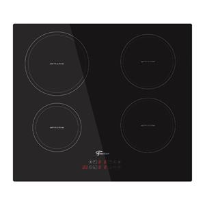 Cooktop 4 Bocas Fischer por Indução Mesa Vitrocerâmica com Painel Touch Preto - 220V