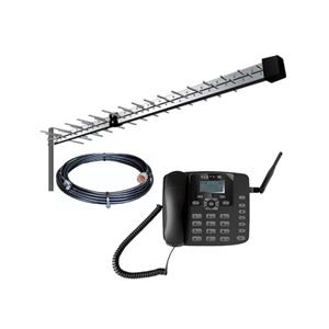 Kit Telefone de Mesa Elsys 3G com Antena Externa 13DBI