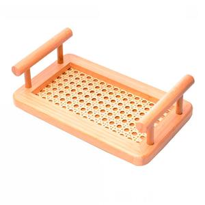 Bandeja Rojemac Wolff Fundo em Treliça Bambu - 25x15cm