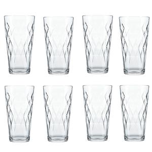 Jogo de 8 Copos Nadir Vitrage Long Drink em Vidro 350ml