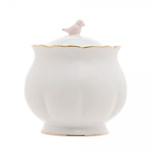Açucareiro Rojemac Wolff Birds em Porcelana - Branco