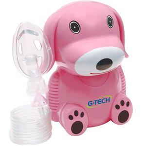 Nebulizador Inalador Infantil G-Tech Nebdog - Rosa