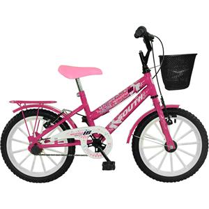Bicicleta Infantil Aro 16 South Bike Cissa com Cesta e Paralamas - Rosa