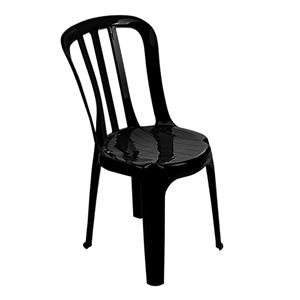 Cadeira Bistrô Bréscia Goiânia Plast - Preta