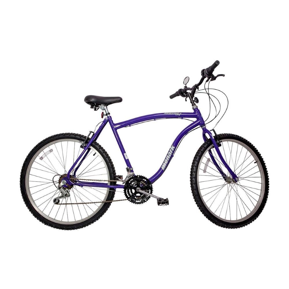 BICICLETA MOUNTAIN BIKE ARO 26 UNISSEX - VERMELHA