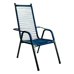 Cadeira de Macarrão Planalto Prime para Área Externa - Azul