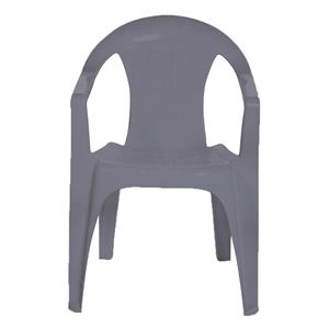 Cadeira de Plástico Goiania Nápoli - Prata