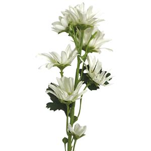 Planta Artificial Encanel Crisântemo Branco - 32cm