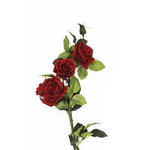 Planta Artificial Encanel Rosas Vermelhas - 97cm