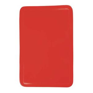 Jogo Americano Avulso Retangular em PVC Copa&Cia Color Vermelho - 29x44cm