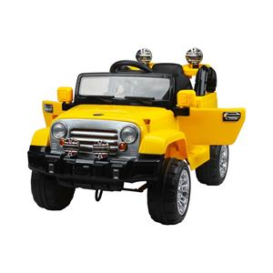 Jeep Infantil Elétrico de Controle Remoto Bel Fix Trilha 12V - Amarelo