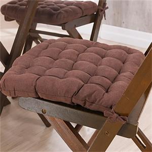 Almofada para Cadeira Futton Niazitex Kalama 100% Poliéster Chocolate - 40x40cm