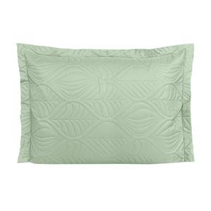 Porta-Travesseiro Hedrons Fashion Botanic 100% Poliéster - Verde