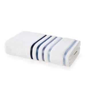 Toalha de Banho Karsten Lumina 98% Algodão - Branco/Azul